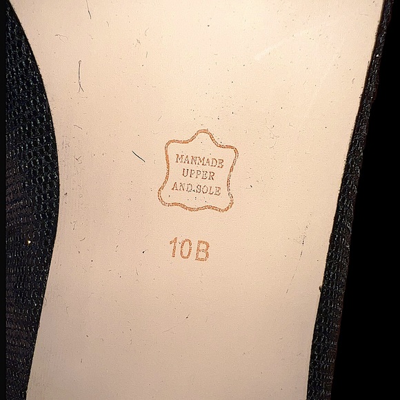 Women's Black Metallic Caparros Denver Pumps/Heels - Picture 6 of 14